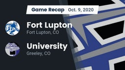 Recap: Fort Lupton  vs. University  2020