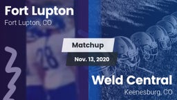 Matchup: Fort Lupton High vs. Weld Central  2020