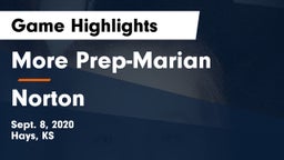 More Prep-Marian  vs Norton  Game Highlights - Sept. 8, 2020