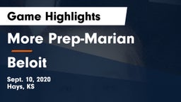 More Prep-Marian  vs Beloit  Game Highlights - Sept. 10, 2020