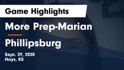 More Prep-Marian  vs Phillipsburg  Game Highlights - Sept. 29, 2020