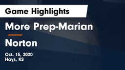 More Prep-Marian  vs Norton  Game Highlights - Oct. 15, 2020