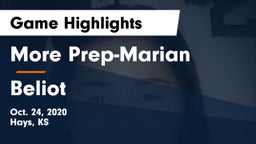 More Prep-Marian  vs Beliot Game Highlights - Oct. 24, 2020