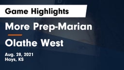 More Prep-Marian  vs Olathe West   Game Highlights - Aug. 28, 2021