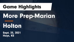 More Prep-Marian  vs Holton Game Highlights - Sept. 25, 2021