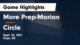 More Prep-Marian  vs Circle Game Highlights - Sept. 25, 2021