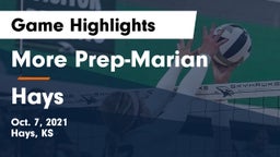 More Prep-Marian  vs Hays  Game Highlights - Oct. 7, 2021