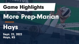 More Prep-Marian  vs Hays  Game Highlights - Sept. 22, 2022