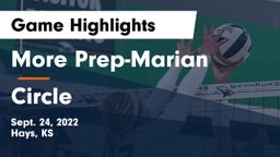 More Prep-Marian  vs Circle  Game Highlights - Sept. 24, 2022
