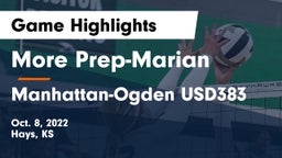 More Prep-Marian  vs Manhattan-Ogden USD383 Game Highlights - Oct. 8, 2022