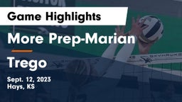 More Prep-Marian  vs Trego Game Highlights - Sept. 12, 2023