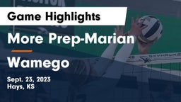 More Prep-Marian  vs Wamego  Game Highlights - Sept. 23, 2023