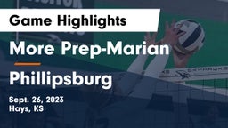 More Prep-Marian  vs Phillipsburg  Game Highlights - Sept. 26, 2023