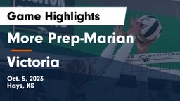 More Prep-Marian  vs Victoria  Game Highlights - Oct. 5, 2023