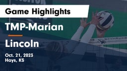 TMP-Marian  vs Lincoln  Game Highlights - Oct. 21, 2023