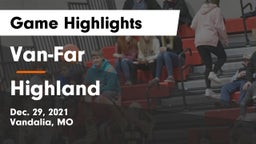 Van-Far  vs Highland  Game Highlights - Dec. 29, 2021