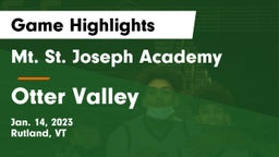 Mt. St. Joseph Academy  vs Otter Valley  Game Highlights - Jan. 14, 2023