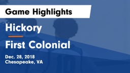 Hickory  vs First Colonial  Game Highlights - Dec. 28, 2018