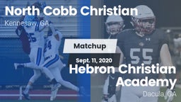 Matchup: North Cobb vs. Hebron Christian Academy  2020
