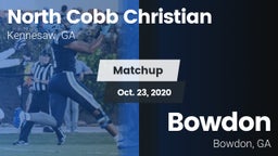Matchup: North Cobb vs. Bowdon  2020