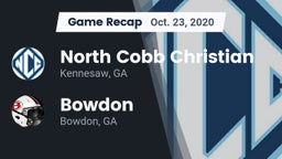 Recap: North Cobb Christian  vs. Bowdon  2020