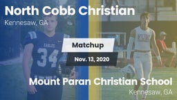 Matchup: North Cobb vs. Mount Paran Christian School 2020