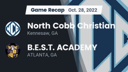 Recap: North Cobb Christian  vs. B.E.S.T. ACADEMY  2022