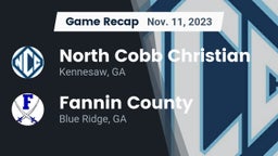 Recap: North Cobb Christian  vs. Fannin County  2023