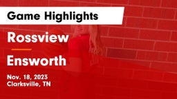 Rossview  vs Ensworth  Game Highlights - Nov. 18, 2023