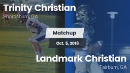 Matchup: Trinity Christian vs. Landmark Christian  2018