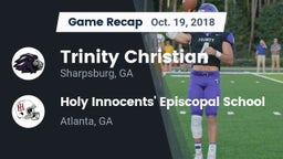Recap: Trinity Christian  vs. Holy Innocents' Episcopal School 2018