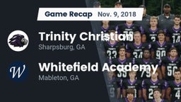 Recap: Trinity Christian  vs. Whitefield Academy 2018
