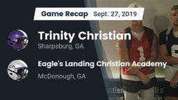 Recap: Trinity Christian  vs. Eagle's Landing Christian Academy  2019
