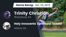 Recap: Trinity Christian  vs. Holy Innocents' Episcopal School 2019