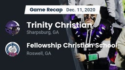 Recap: Trinity Christian  vs. Fellowship Christian School 2020