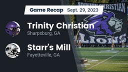 Recap: Trinity Christian  vs. Starr's Mill  2023