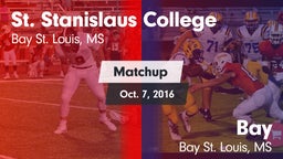 Matchup: St. Stanislaus vs. Bay  2016
