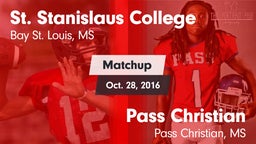Matchup: St. Stanislaus vs. Pass Christian  2016