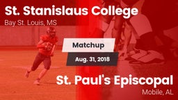 Matchup: St. Stanislaus vs. St. Paul's Episcopal  2018