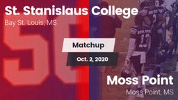 Matchup: St. Stanislaus vs. Moss Point  2020