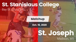 Matchup: St. Stanislaus vs. St. Joseph 2020