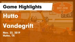 Hutto  vs Vandegrift  Game Highlights - Nov. 22, 2019