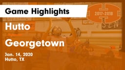 Hutto  vs Georgetown  Game Highlights - Jan. 14, 2020