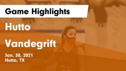 Hutto  vs Vandegrift  Game Highlights - Jan. 30, 2021