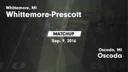 Matchup: Whittemore-Prescott vs. Oscoda  2016