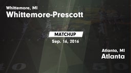 Matchup: Whittemore-Prescott vs. Atlanta  2016