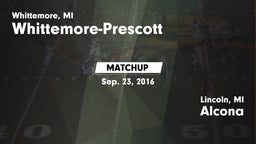 Matchup: Whittemore-Prescott vs. Alcona  2016