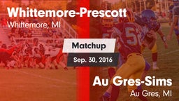 Matchup: Whittemore-Prescott vs. Au Gres-Sims  2016