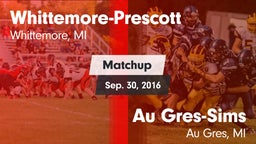 Matchup: Whittemore-Prescott vs. Au Gres-Sims  2016