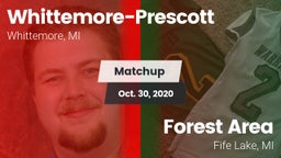 Matchup: Whittemore-Prescott vs. Forest Area  2020